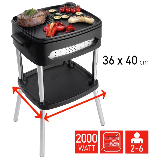Fritel BBQ 3256 Barbecue Zwart