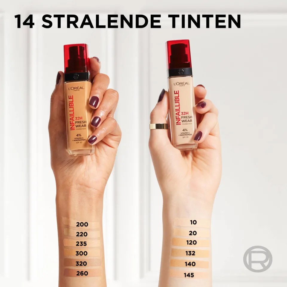 L'oréal Paris Infaillible 32H Fresh Wear foundation - SPF25 - 10 Nude, foto 6