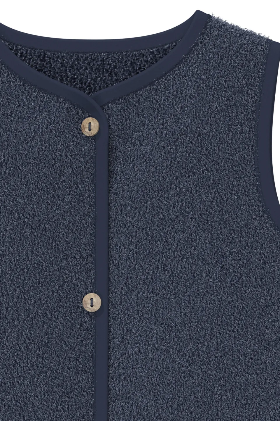 S.Oliver teddy gilet - donkerblauw, foto 4
