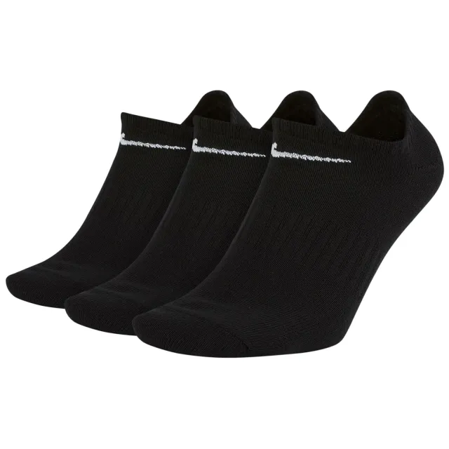 Nike Everyday Lightweight No-Show Socks (3-pack) Zwart