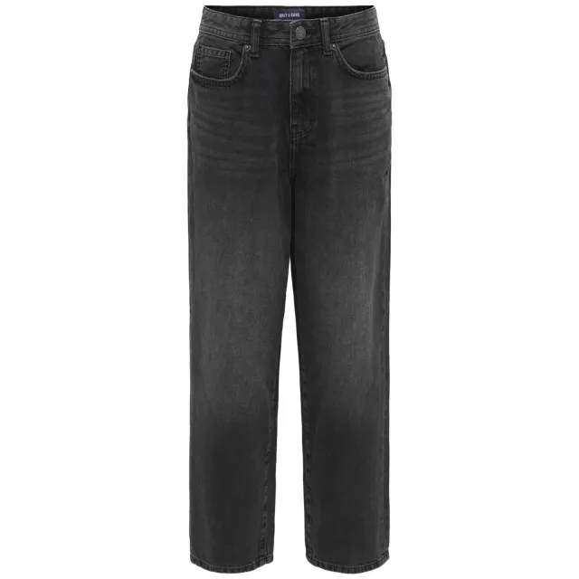 Only & Sons JUNIOR OSJFADE loose fit jeans - zwart Washed black