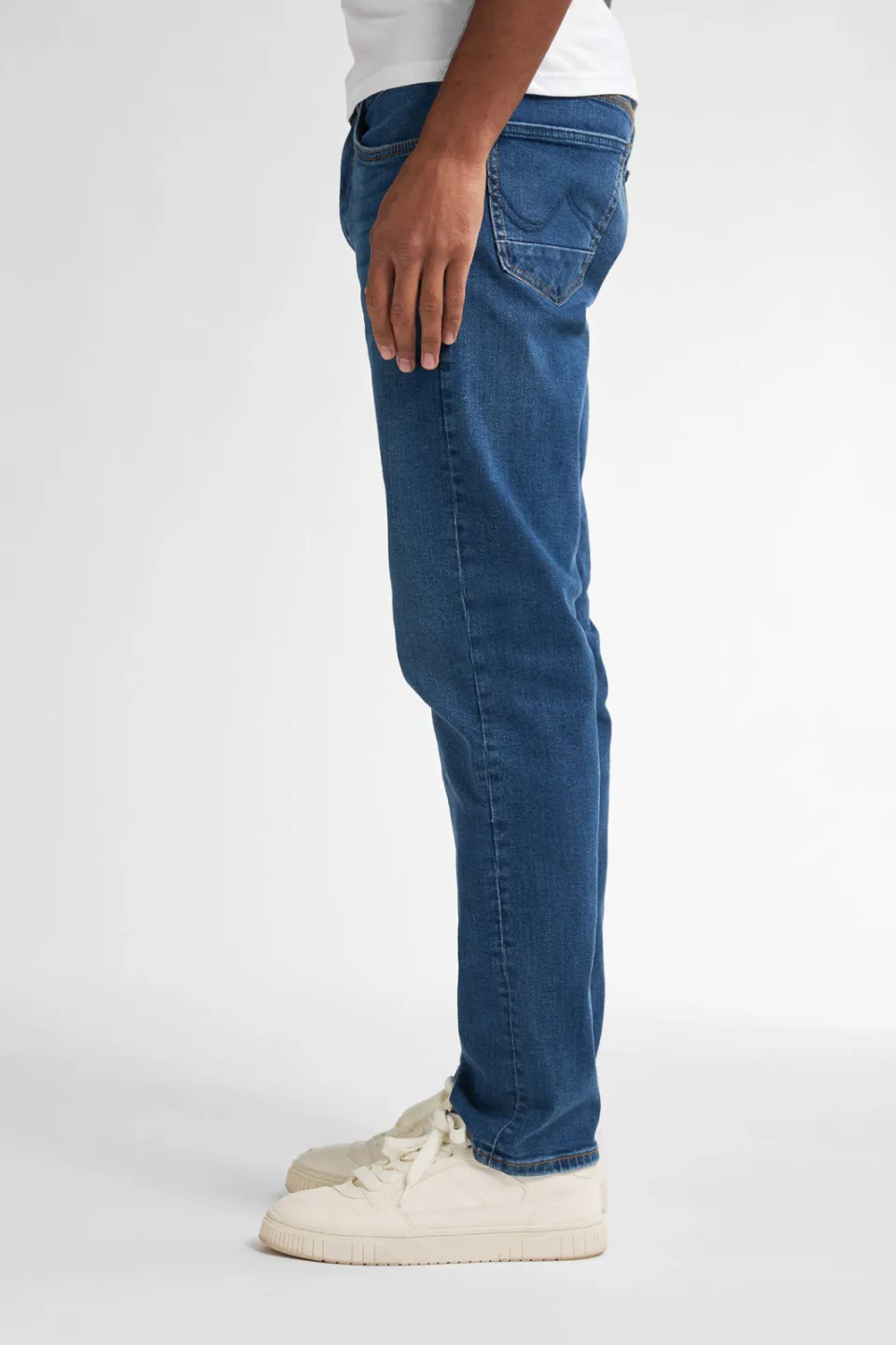 Petrol Industries STARLING straight leg jeans medium used blauw, foto 6