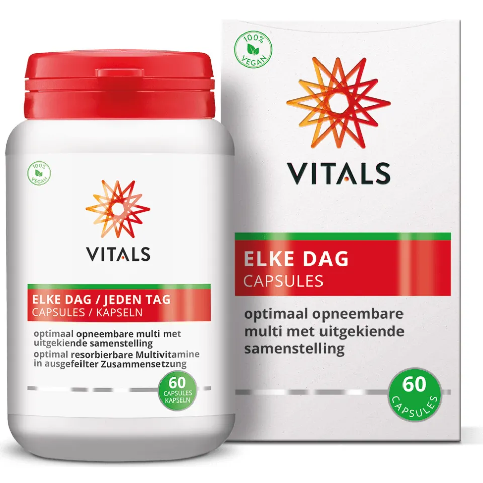 Vitals Elke Dag multivitamine 60 capsules, foto 4