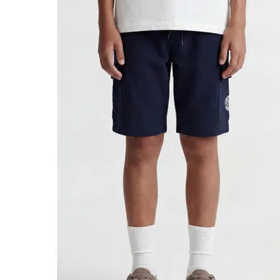 Jack & Jones regular sweatshort donkerblauw met cargozakken, foto 6