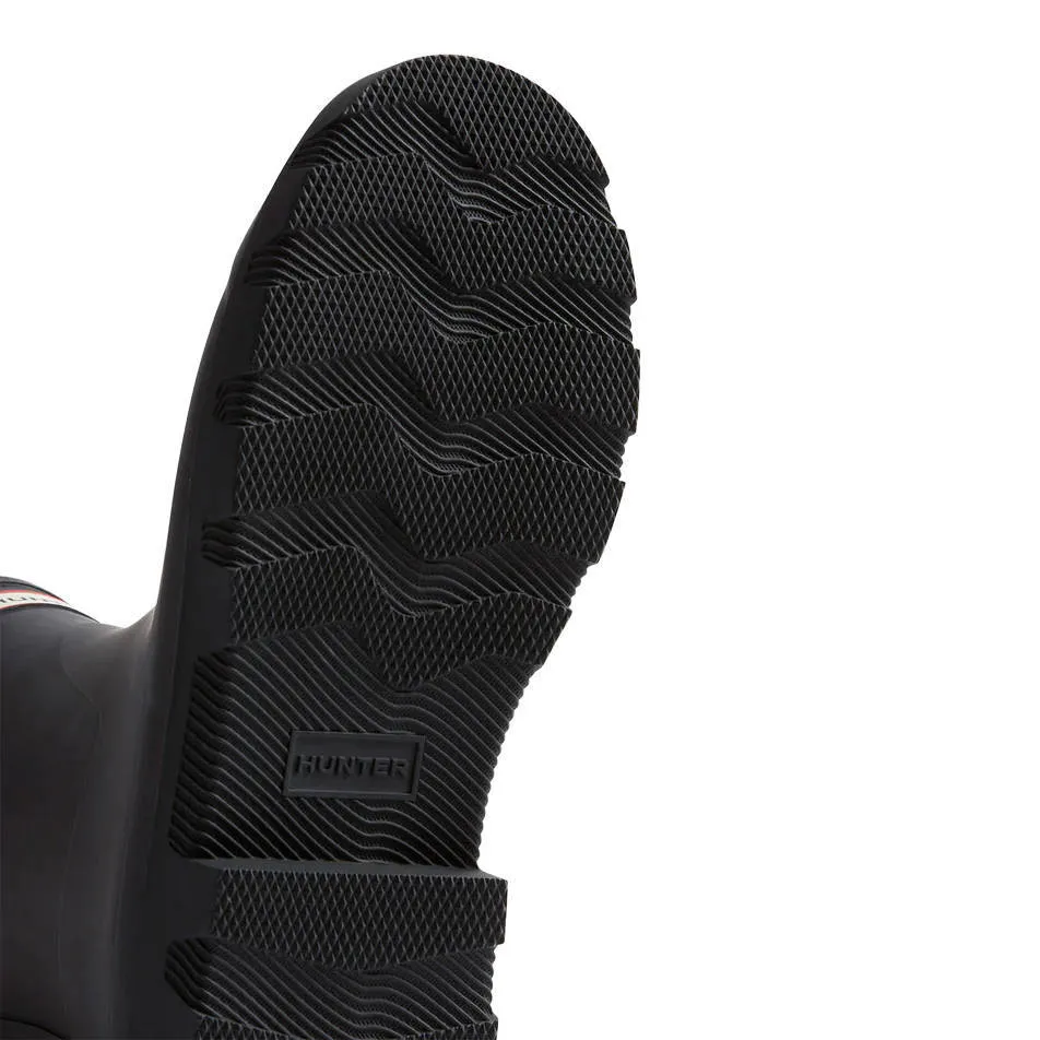Hunter Boots Hunter Downpour short boot regenlaarzen met profielzool en logo - zwart, foto 3