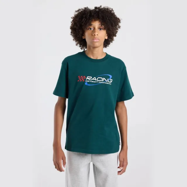 America Today racing t-shirt petrol