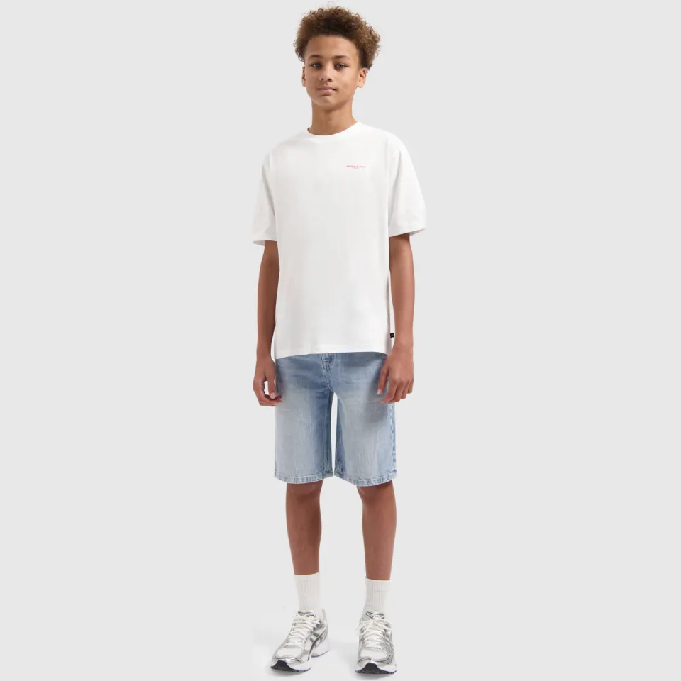Ballin regular waist jeansshort medium blue denim