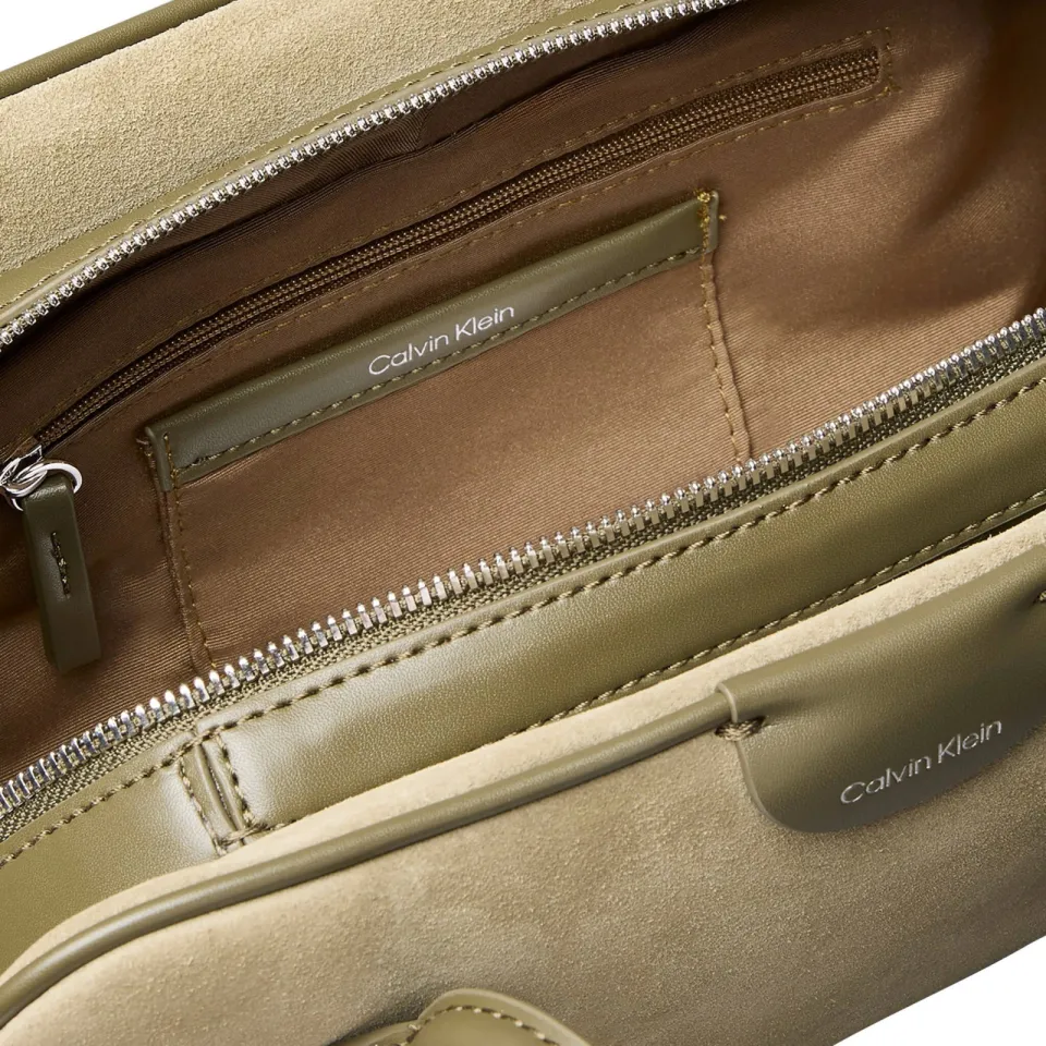 Calvin Klein Emblem Trio schoudertas olijfgroen, foto 4