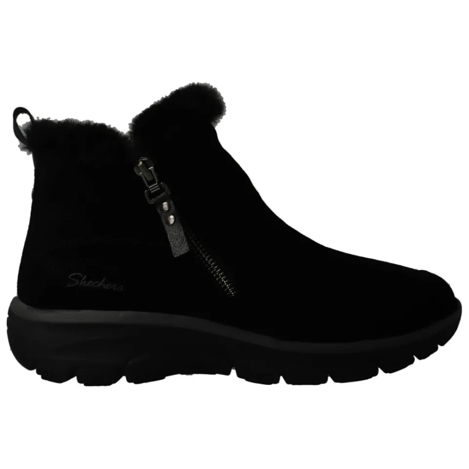 Skechers Easy Going Cool Zip enkellaarsjes zwart, foto 3
