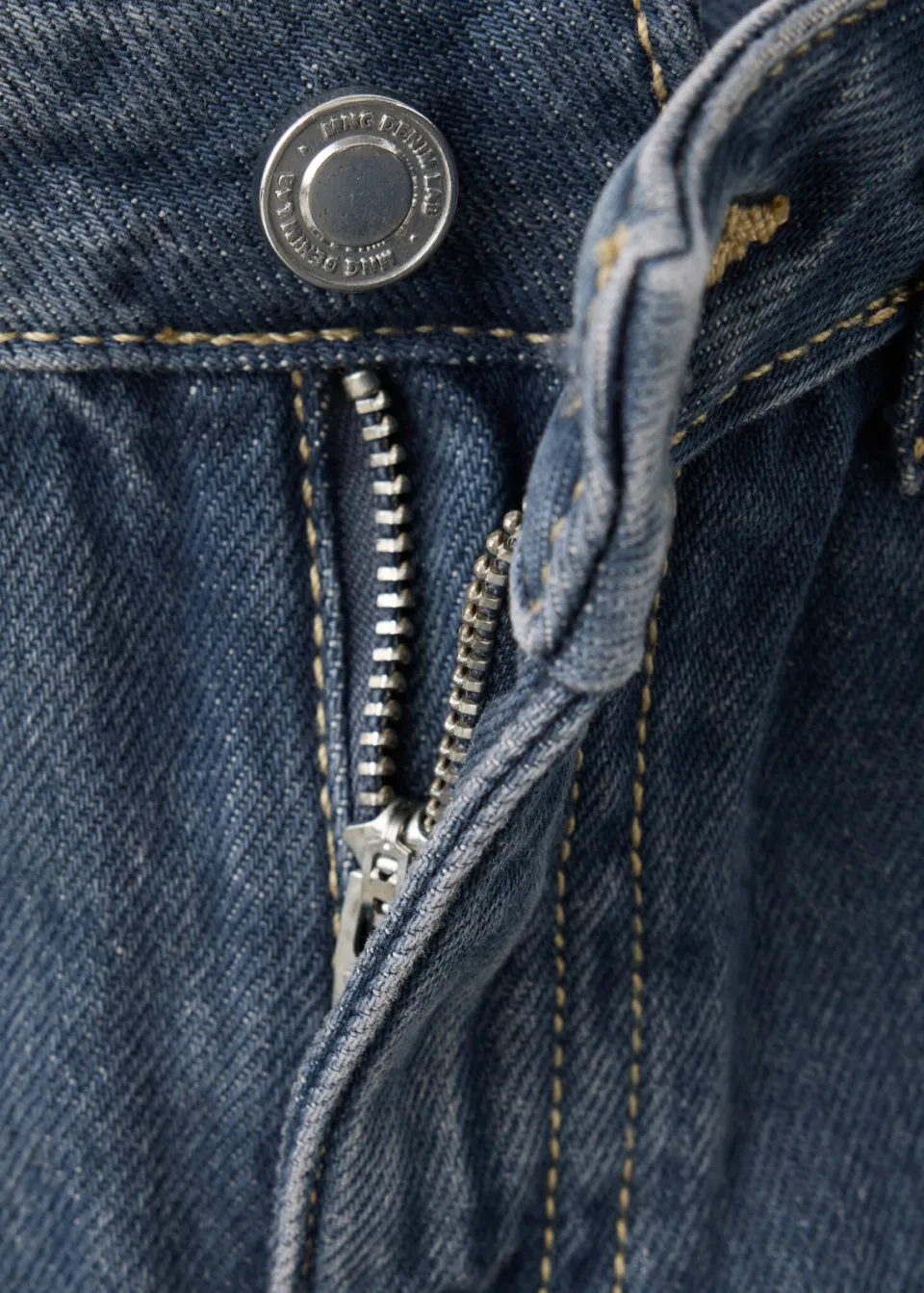 Mango Kids straight leg jeans - changeant blauw, foto 4