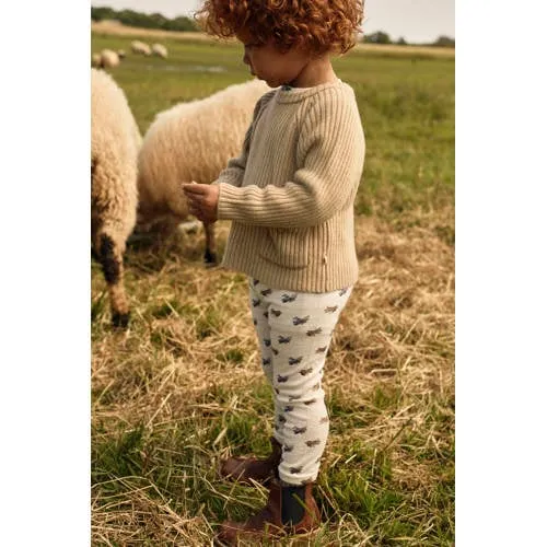 Lil' Atelier MINI slim legging wit, foto 4