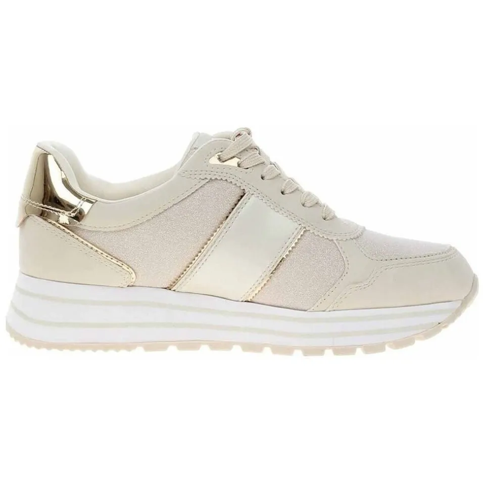 Tamaris lage sneakers beige, foto 3