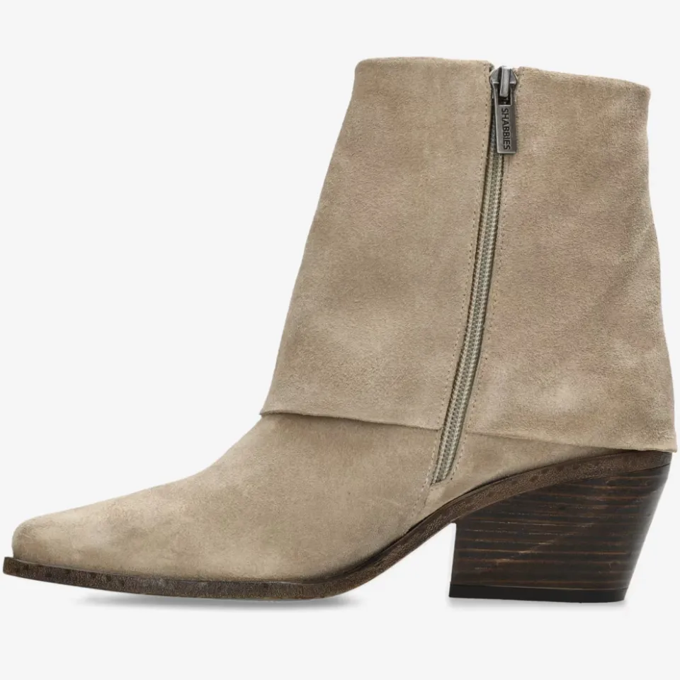 Shabbies Amsterdam Jaira Double enkellaarsjes taupe, foto 2