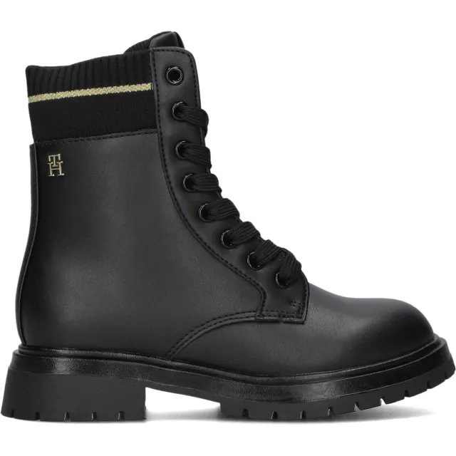 Tommy Hilfiger veterboots zwart, foto 2