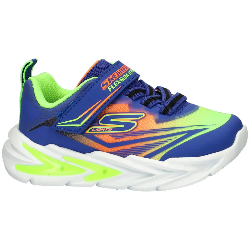 Skechers S Lights Flex-Glow Ultra chunky sneakers met lichtjes blauw, foto 6
