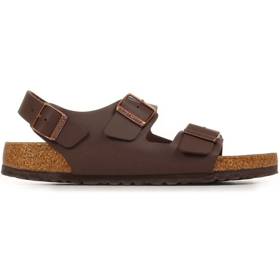 Birkenstock Milano sandalen bruin