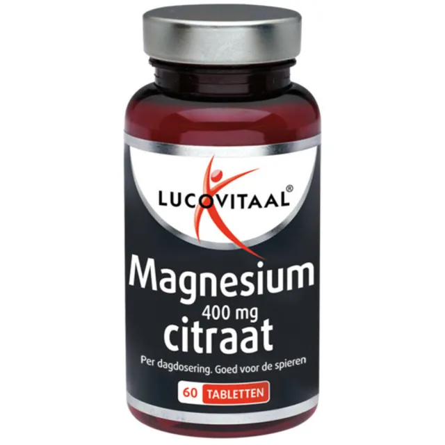 Lucovitaal 3x Lucovitaal Magnesium Citraat 400mg 60 tabletten