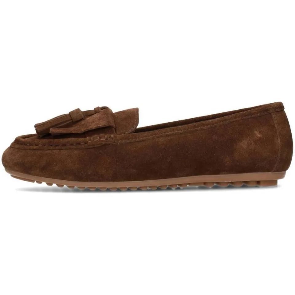 Poelman Taya suède mocassins bruin, foto 2