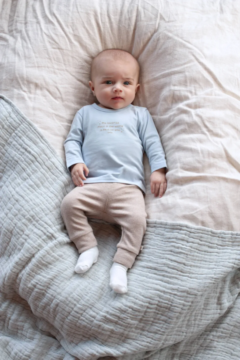 Feetje longsleeve The Magic is in You lichtblauw
