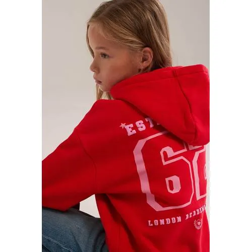 WE Fashion sweater met backprint - rood, foto 5