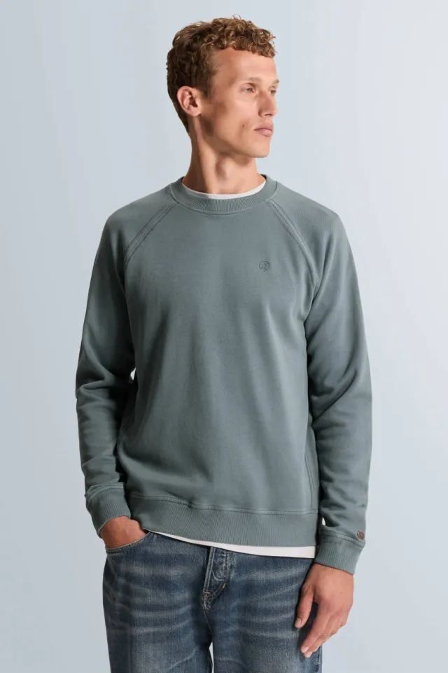 Cast Iron regular fit sweater - grijsblauw, foto 6