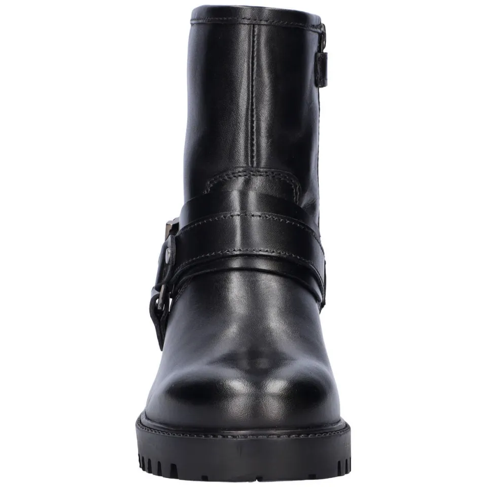 Nelson Kids leren bikerboots zwart, foto 6