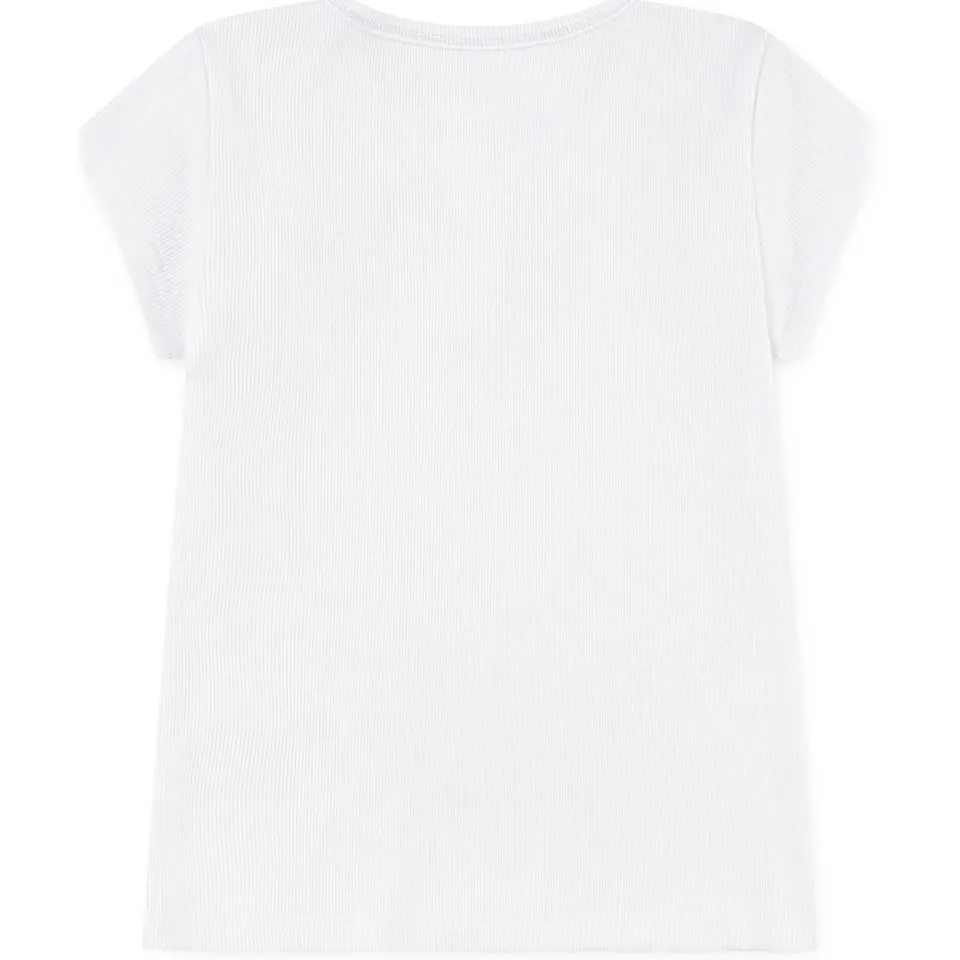 Abercrombie & Fitch t-shirt wit rib gebreid, foto 7