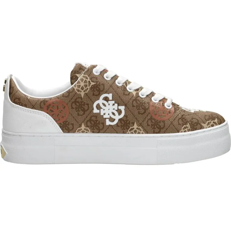 Guess Gianele 4 lage sneakers beige