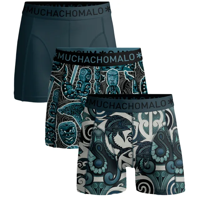 Muchachomalo Heren 3-pack Boxershorts Kirituhi veelkleurig, foto 2