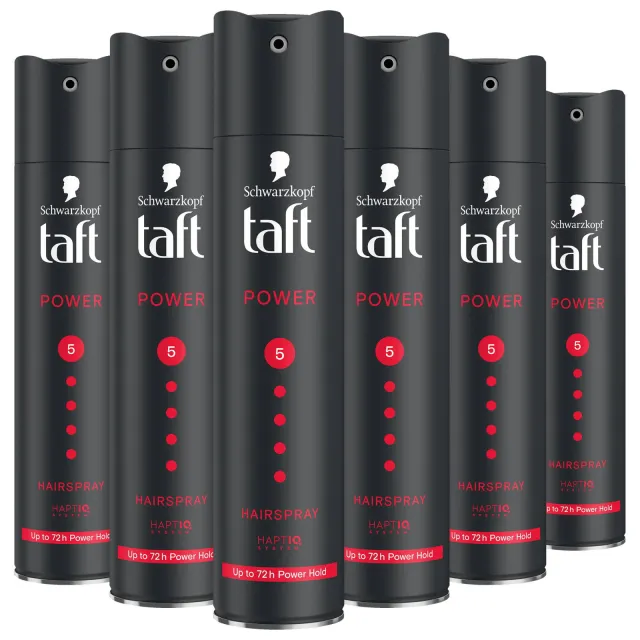 Schwarzkopf Taft Power haarspray - voordeelverpakking - 6 x 250 ml