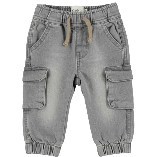 Dirkje cargo jeans - denim mid grey, foto 2