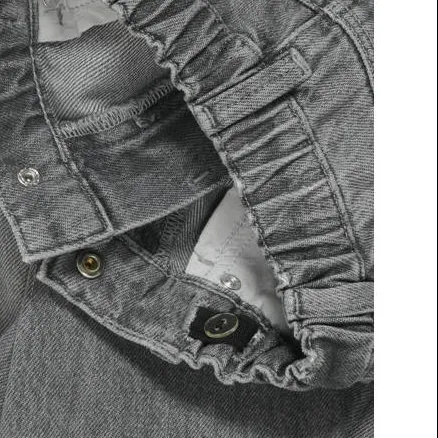 KIDS ONLY MINI straight leg jeans grey denim Grijs Effen, foto 2