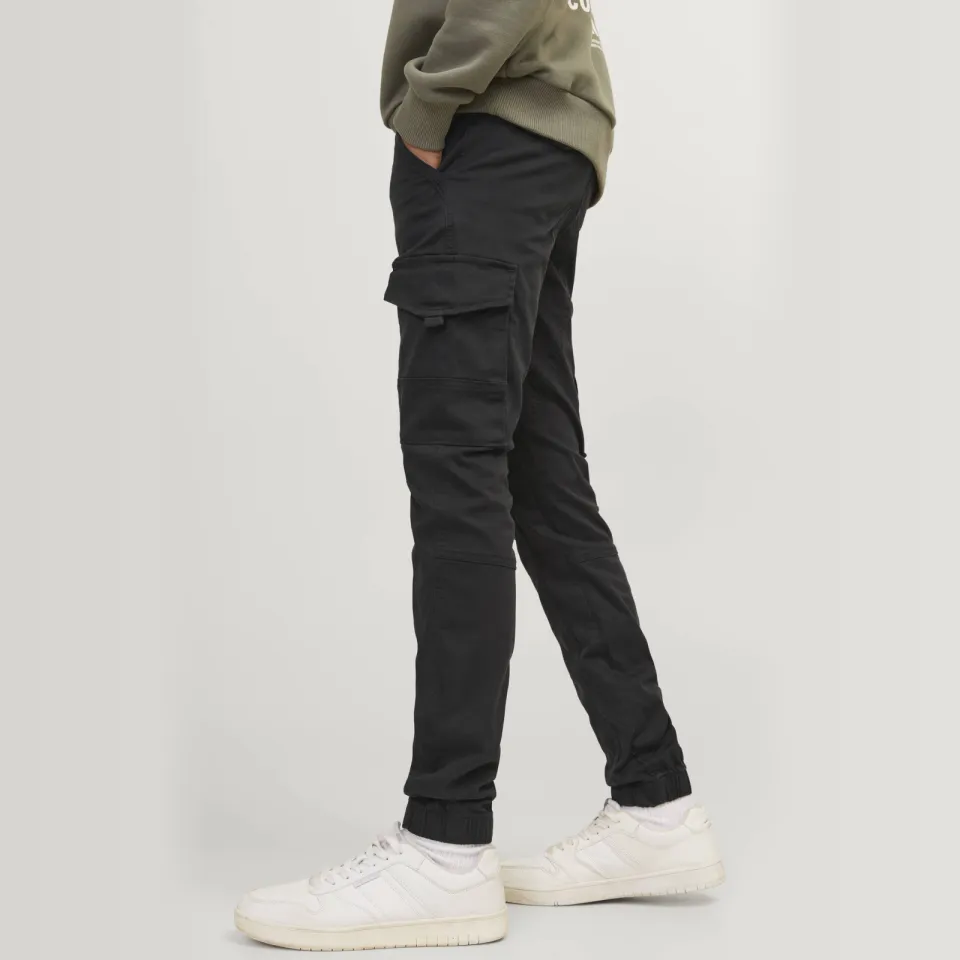 Jack & Jones Paul Flake cargobroek zwart, foto 5