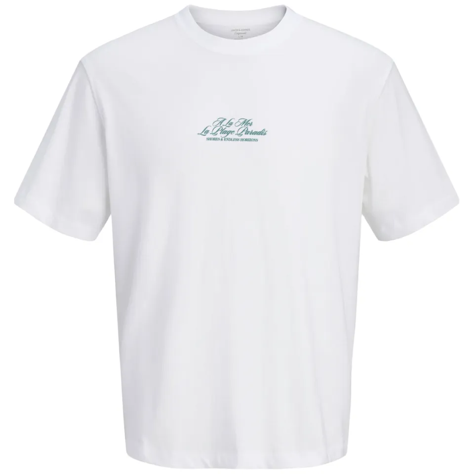 Jack & Jones junior T-shirt met backprint wit, foto 3