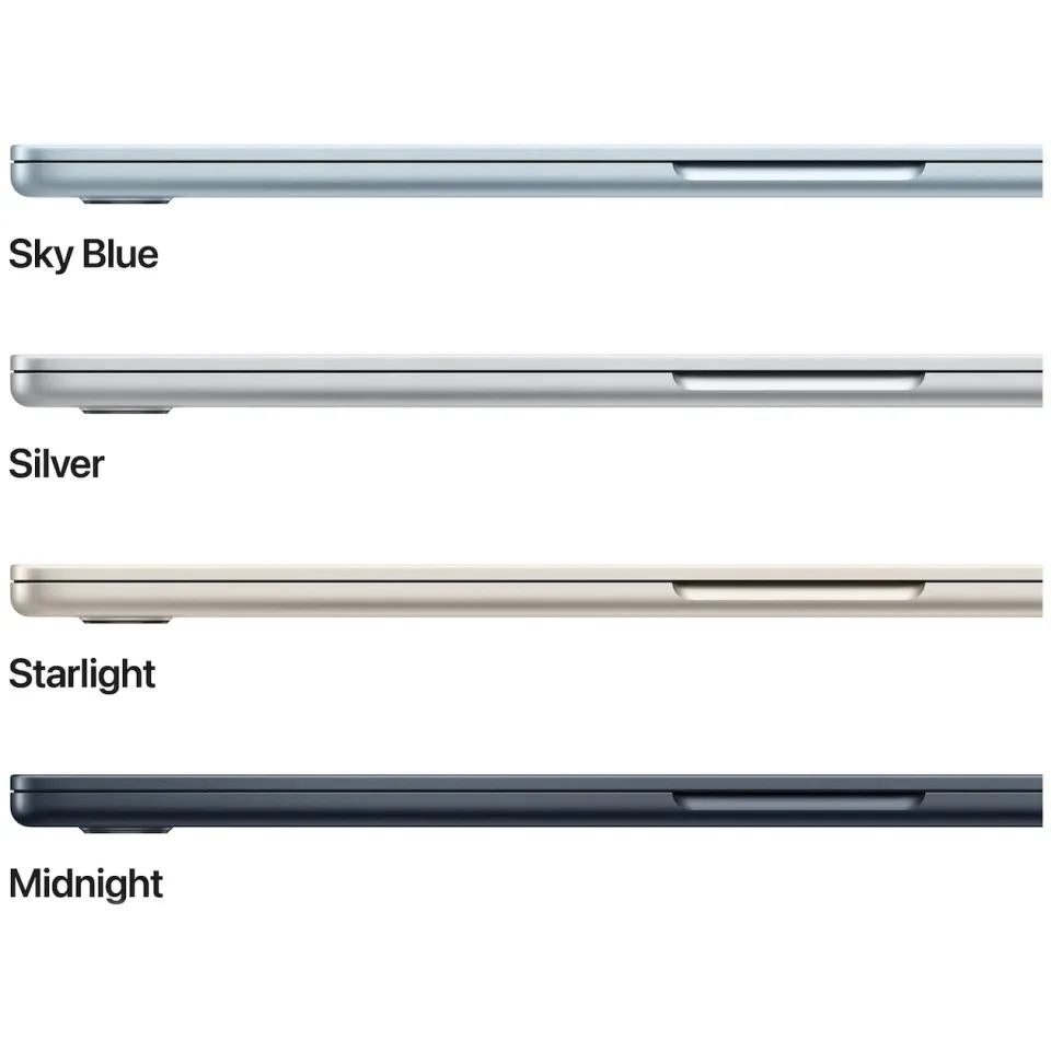 Apple MacBook Air 15 inch (2026) M5 laptop zilver, foto 3