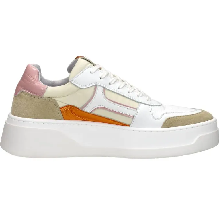 Red Rag sneakers laag beige