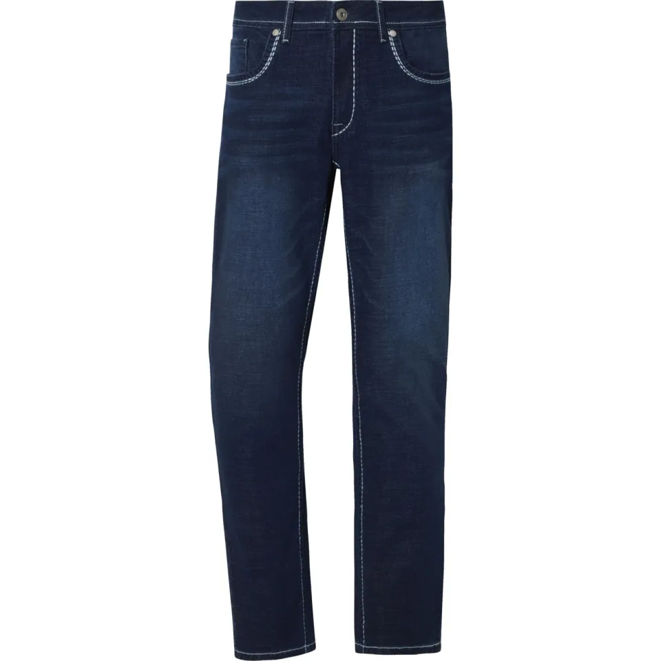 Jan Vanderstorm MORTEN loose fit jeans donkerblauw +FIT Collectie Plus Size, foto 2
