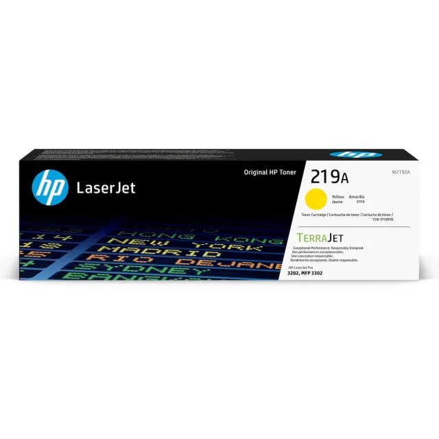 HP 219A tonercartridge geel