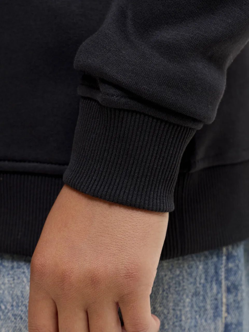 Jack & Jones JUNIOR sweater met logo - zwart, foto 6