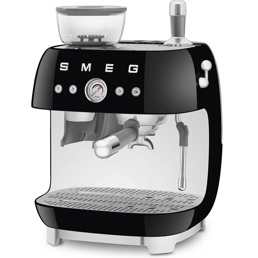 Smeg EGF03BLEU espressomachine zwart, foto 3