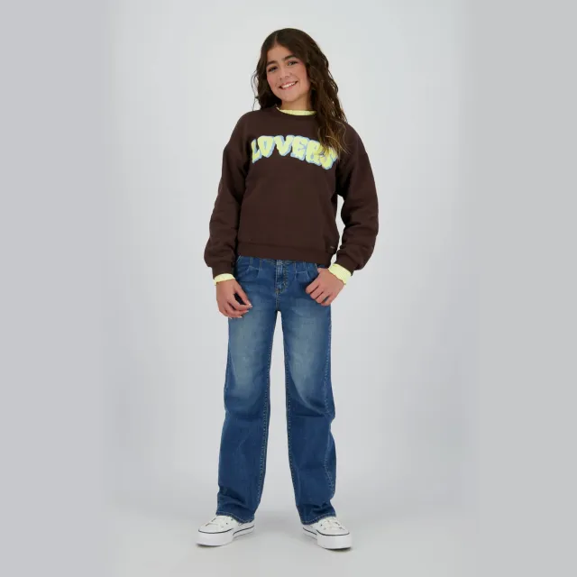 Raizzed sweater bruin
