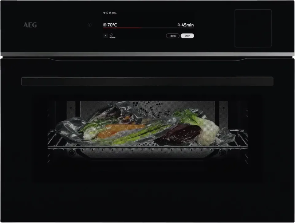 AEG TP9SK821B inbouw combi stoomoven zwart, foto 2