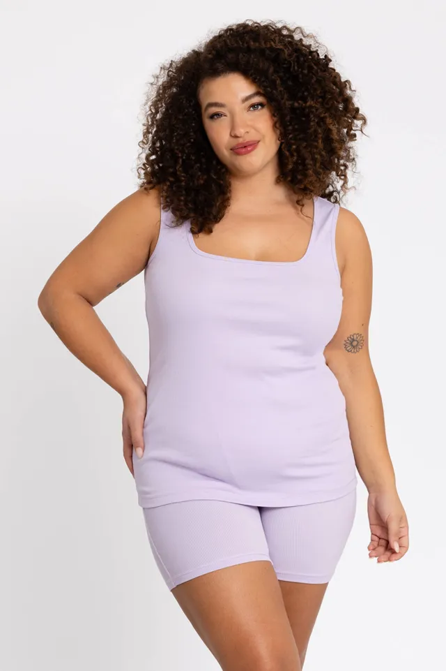 Yoek Lounge top lila