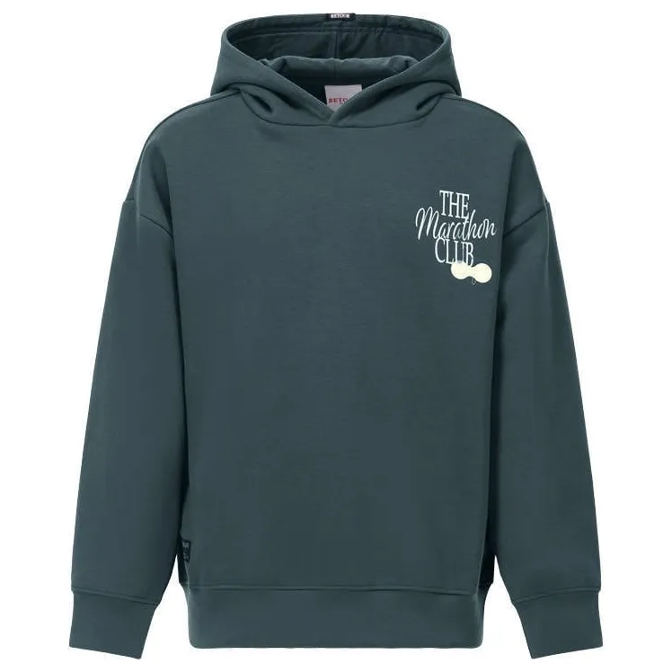 Retour Jeans hoodie met backprint - donkergroen, foto 2