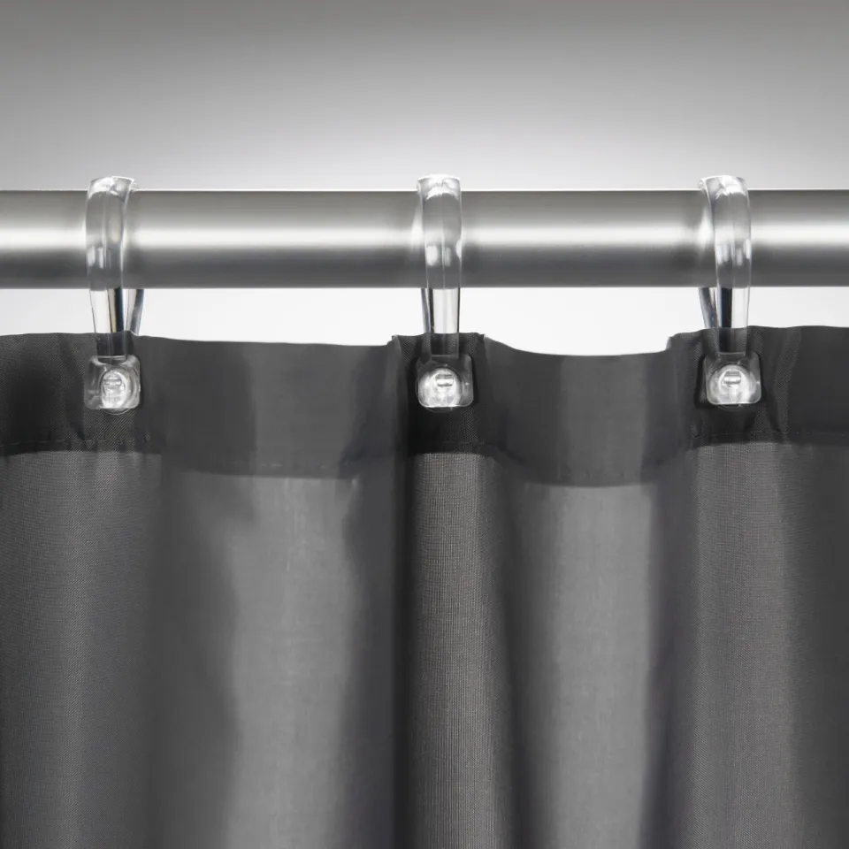 Douchegordijn Sealskin Madeira 100% Polyester 180x200 Grijs, foto 4
