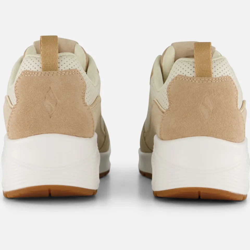 Skechers Uno 2 Much Fun Sneakers taupe Textiel, foto 2