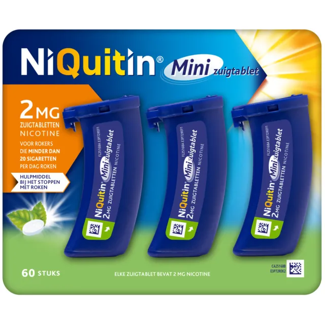 Niquitin Mini Mint 2mg 60 zuigtabletten
