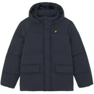 Lyle & Scott winterjas donkerblauw donkergrijs, foto 2