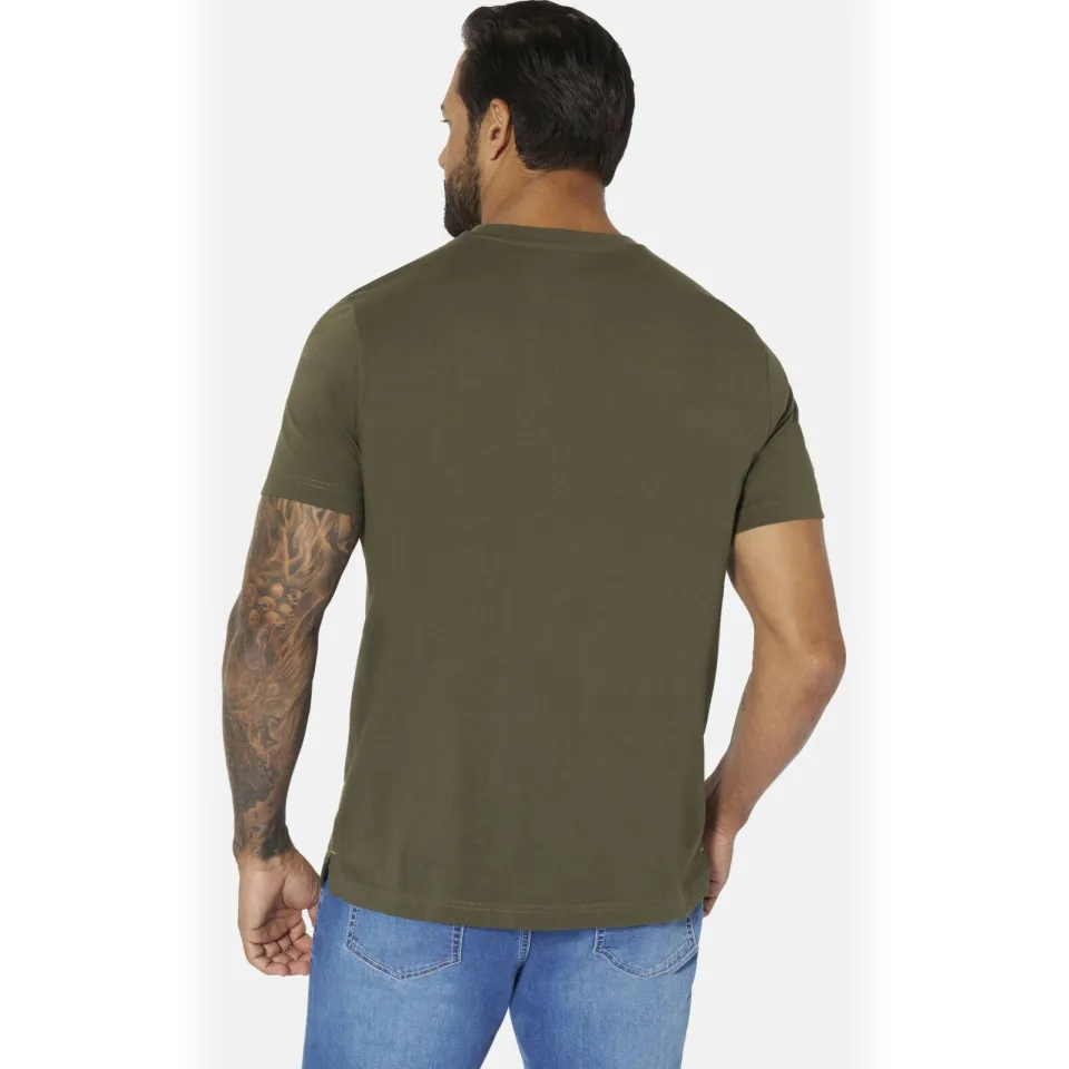 Jan Vanderstorm BALVAR T-shirt olijfgroen, foto 3