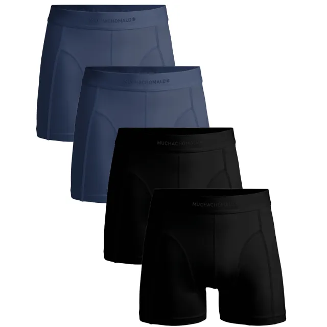 Muchachomalo Heren 4-pack Boxershorts Pima Cotton Veelkleurig